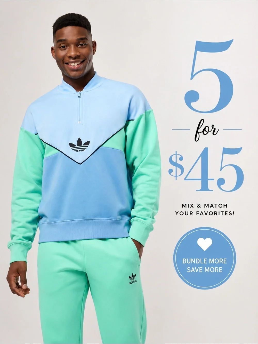 🎉5 for $45🎉  adidas sweatshirt pullover man size L